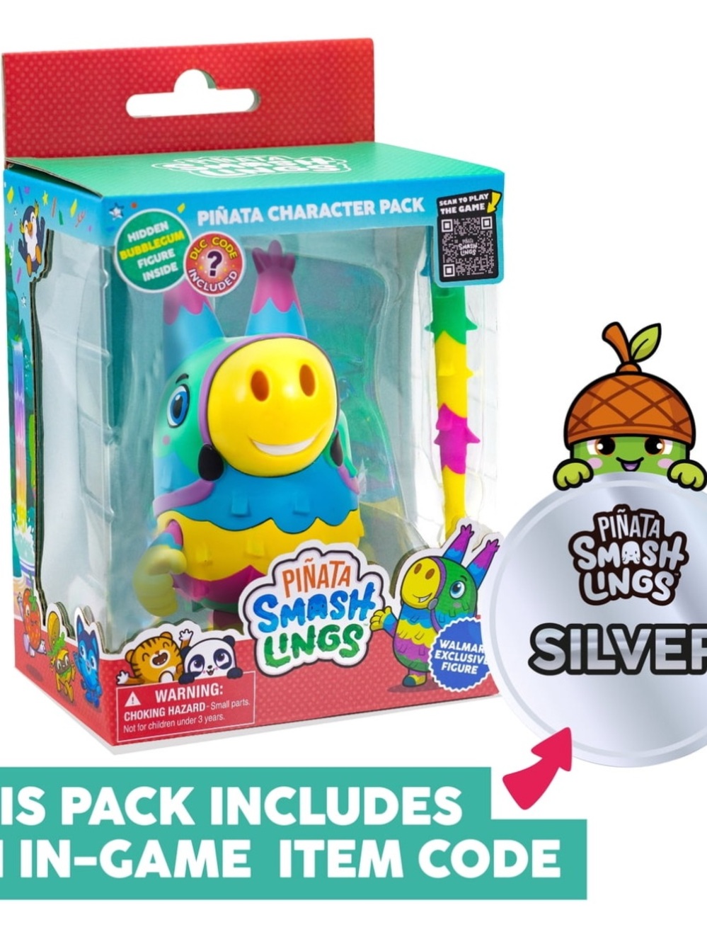 Silver Piñata Character Pack - Colorful